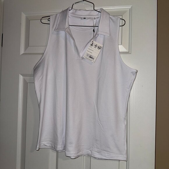FootJoy Womens Racerback Tank Golf Shirt,  Size XL, NWT - Picture 1 of 5